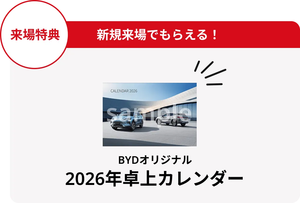 来場特典 BYDオリジナル マイクロファイバークロス