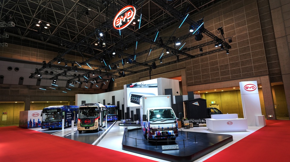 BYD JAPANの商用車事業10周年の節目に、Japan Mobility Show 2025に初出展